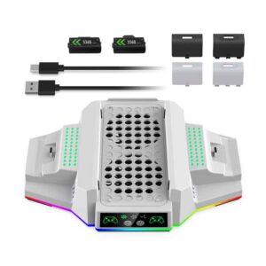 پایه چندکاره DOBE RGB LED برای XBOX Series S - سفید