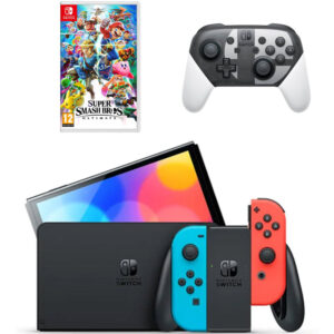 نینتندو سوییچ اولد - جوی کان قرمز/آبی  باندل Super Smash Pro نسخه محدود